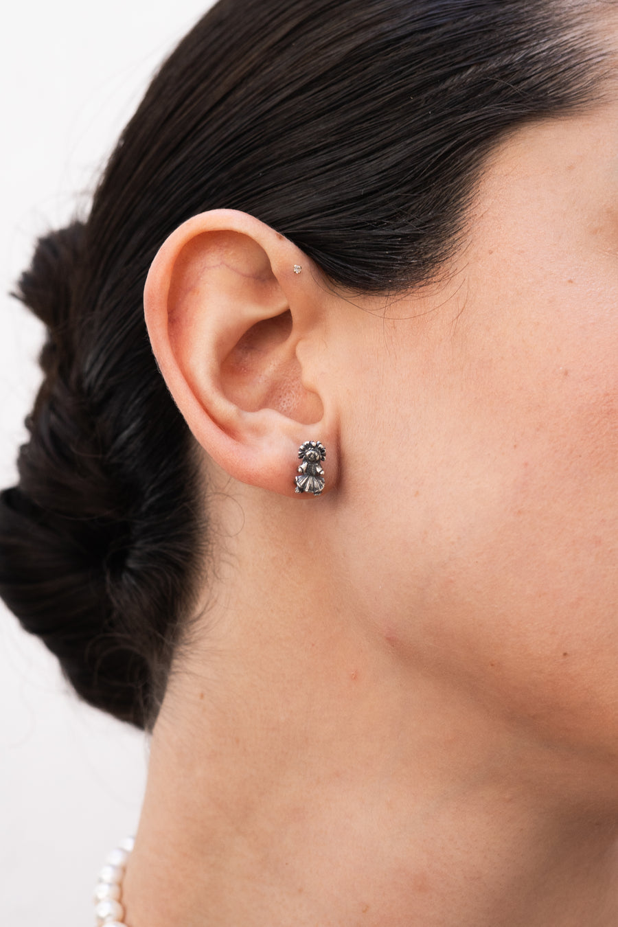 Aretes Lele Micro, joya de plata .925 – Gabriela Sánchez