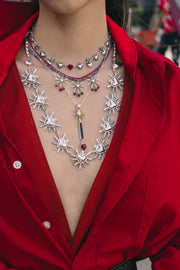 Dije Reina Corazón, joya de plata .925, con cristal Swarovski – Gabriela Sánchez (vista 5)
