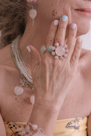 Anillo Brillo Maternal, joya de plata .925, con ópalo y aquamarina – Gabriela Sánchez (vista 6)