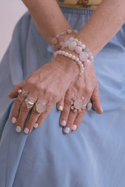 Anillo Cariño de Mamá, joya de plata .925, con cuarzo y rodocosita – Gabriela Sánchez (vista 6)