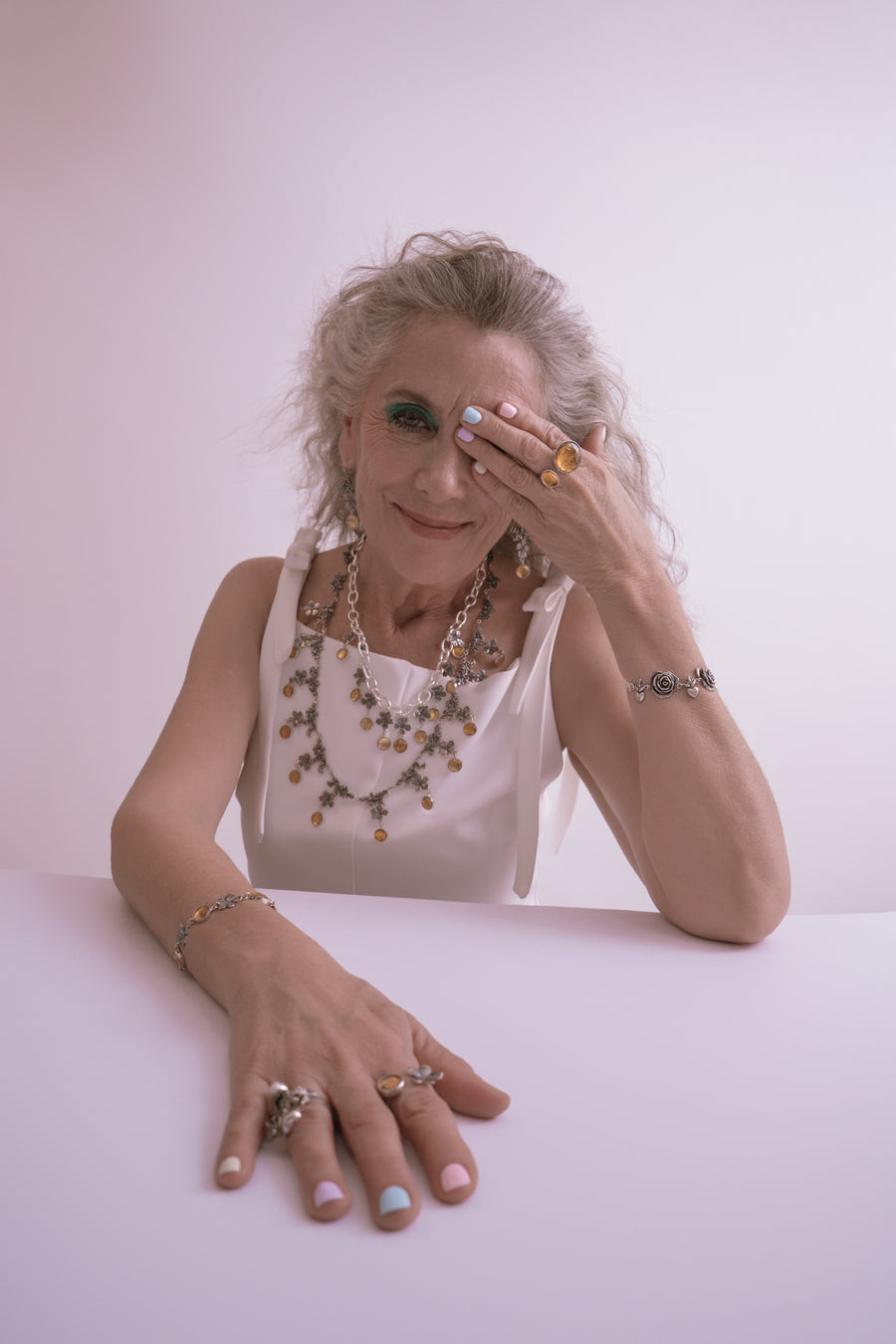 Brazalete Rosa Pasión, joya de plata .925 – Gabriela Sánchez (vista 3)