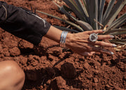 Brazalete Círculo de Vida, joya de plata .925 – Gabriela Sánchez (vista 6)