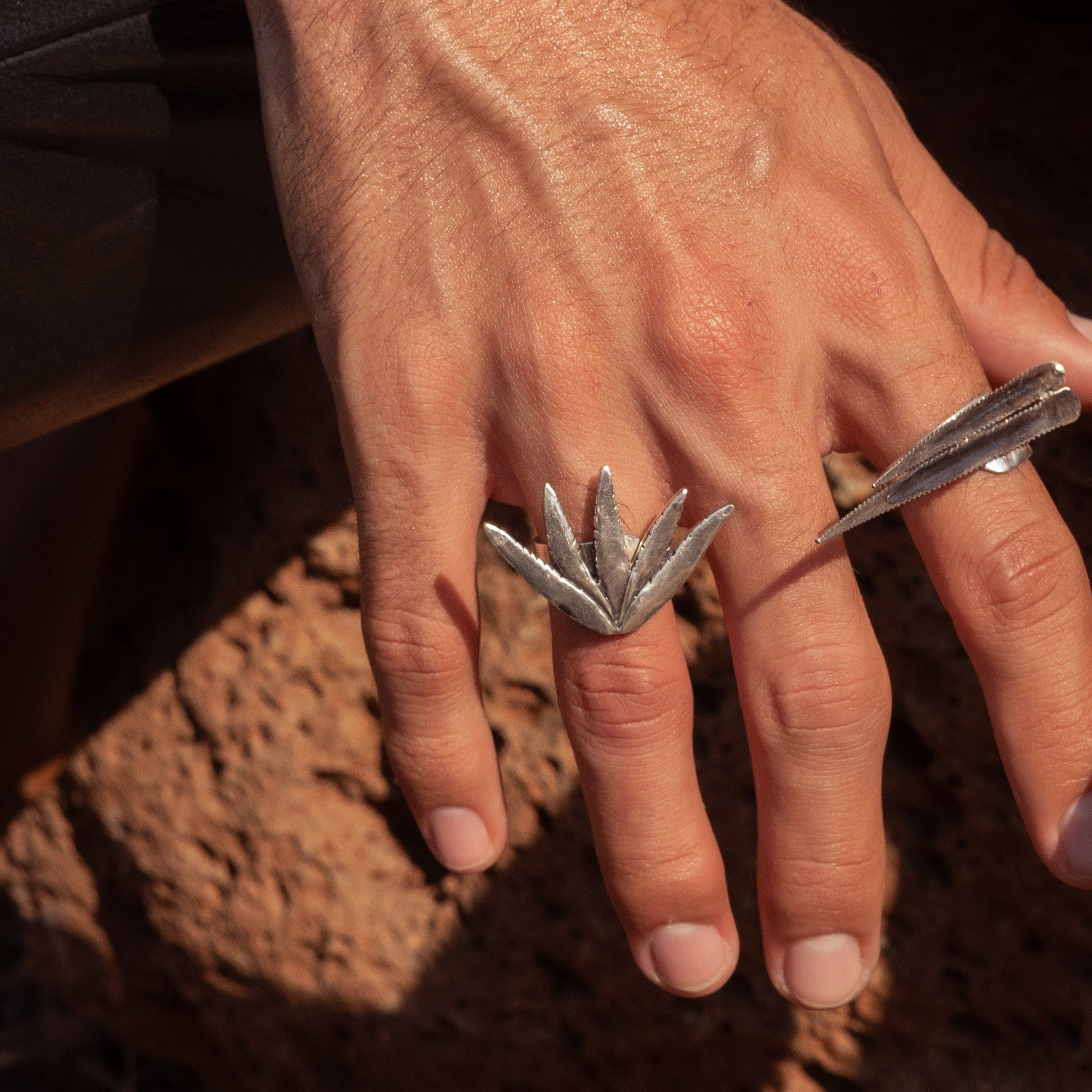 Anillo Agave Imperial, joya de plata .925 – Gabriela Sánchez (vista 2)