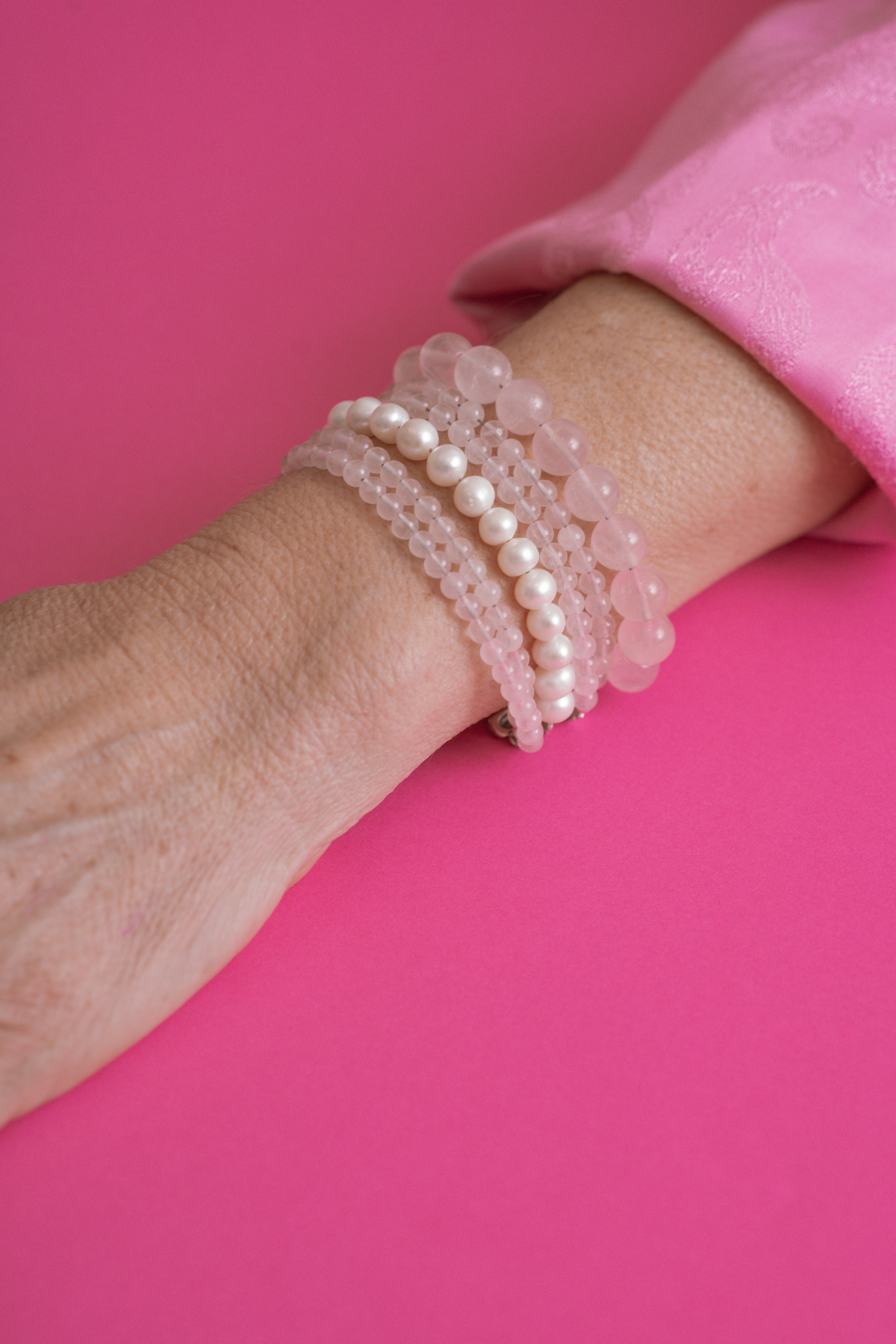 Pulsera Dulce Esencia, joya de plata .925, con cuarzo – Gabriela Sánchez (vista 2)