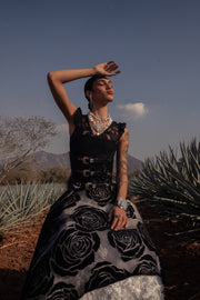 Collar Mezcal de Perlas, joya de plata .925, con cianita y labradorita – Gabriela Sánchez (vista 4)