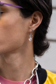 Aretes Mini Corazón Puntos, joya de plata .925 – Gabriela Sánchez (vista 4)