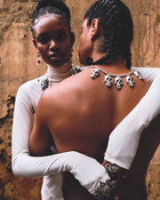 Collar Cinco Cráneos, joya de plata .925 – Gabriela Sánchez (vista 3)