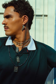 Collar Esplendor de los Dioses, joya de plata .925, con hematita – Gabriela Sánchez (vista 6)