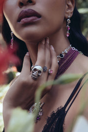 Anillo Rosa Pastel, joya de plata .925, con cristal Swarovski – Gabriela Sánchez (vista 4)