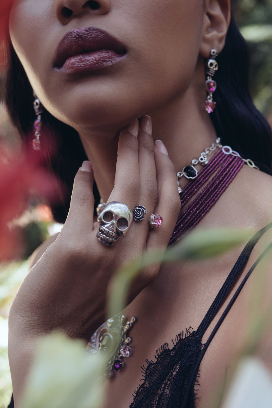 Anillo Rosa Pastel, joya de plata .925, con cristal Swarovski – Gabriela Sánchez (vista 4)