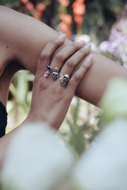 Anillo Amores Profundos, joya de plata .925, con cristal Swarovski – Gabriela Sánchez (vista 3)