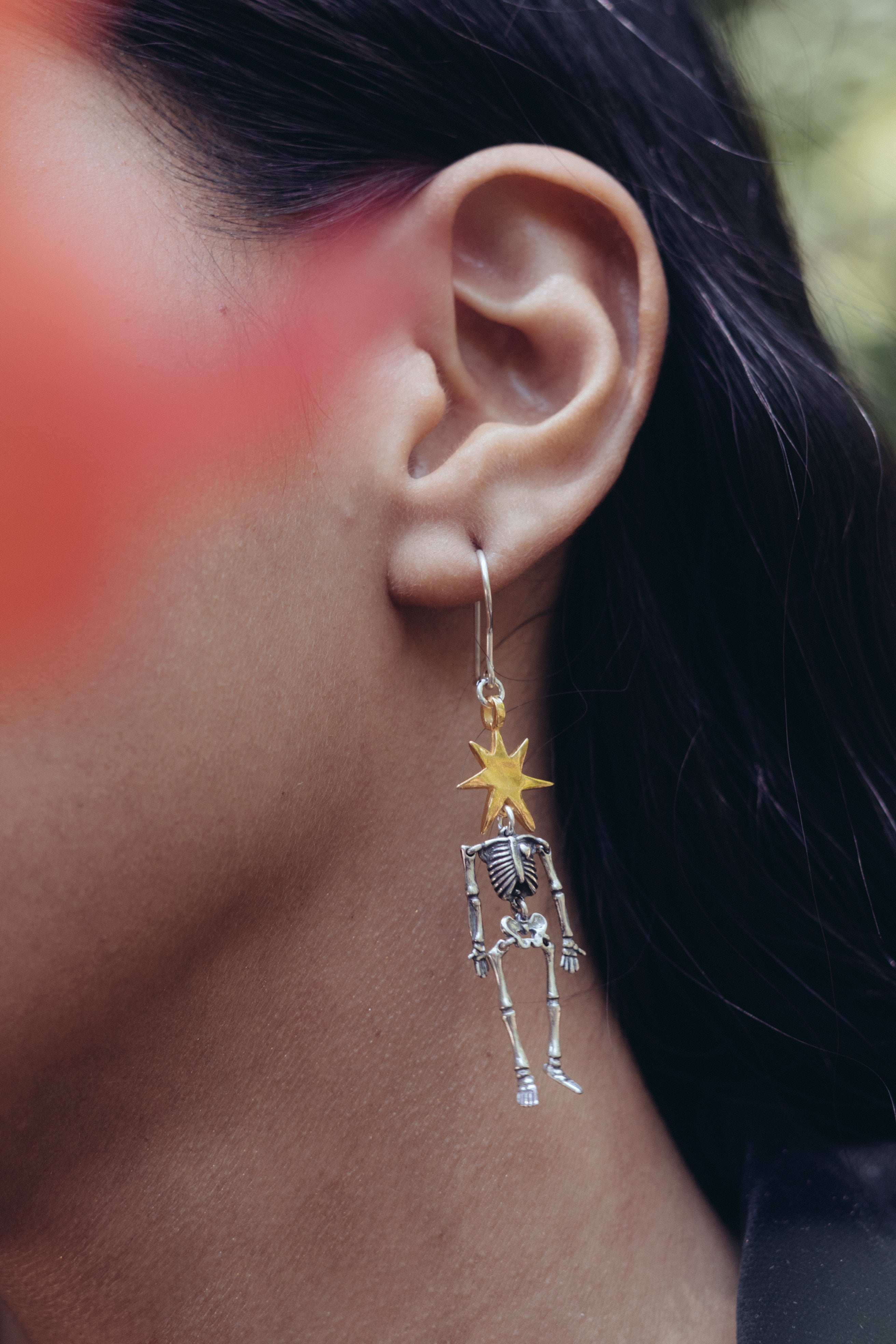 Aretes Noche Estrellada, joya de plata .925 – Gabriela Sánchez (vista 2)