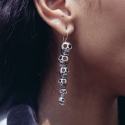 Aretes Cráneos de Luna, joya de plata .925 – Gabriela Sánchez