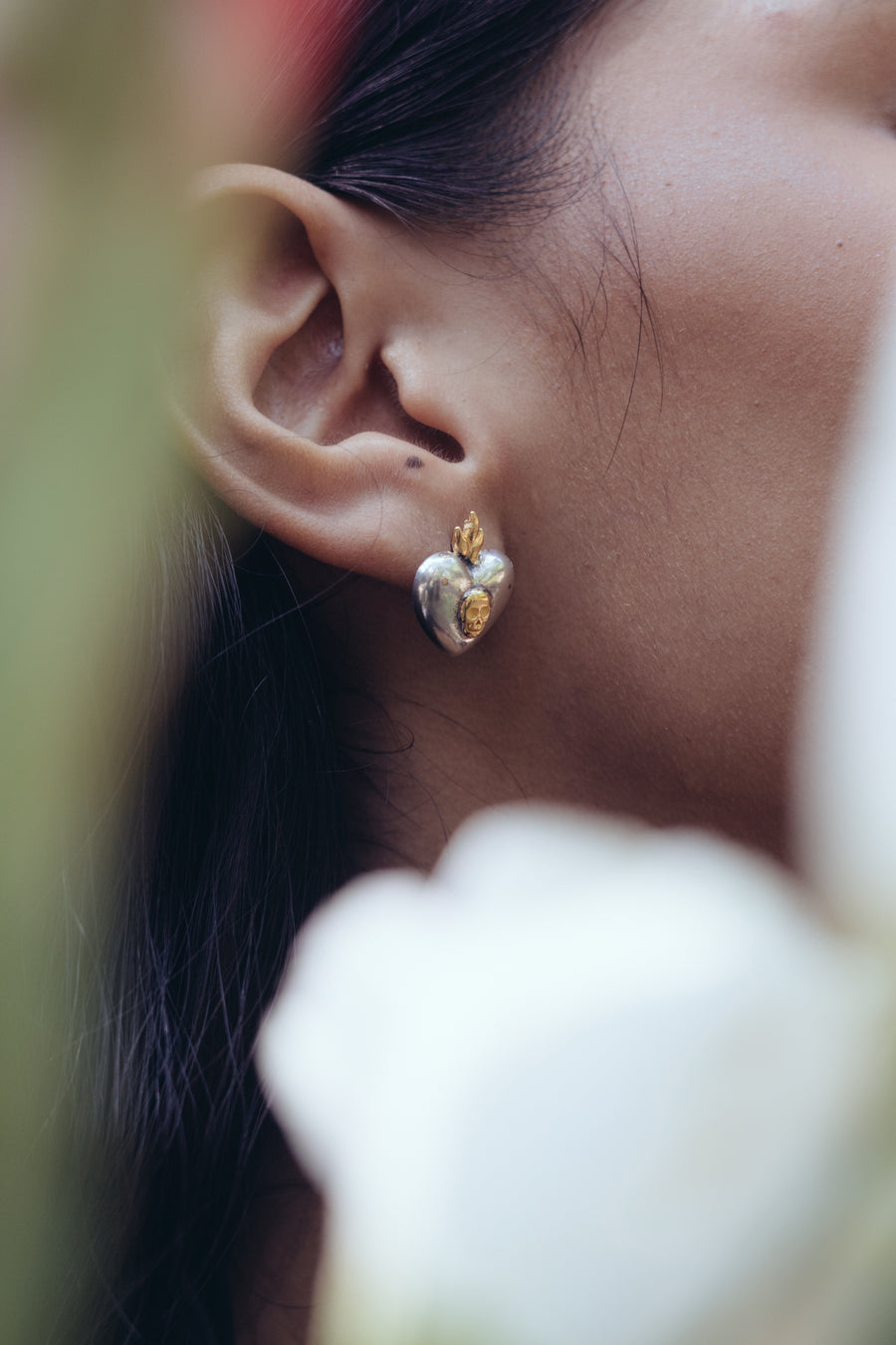 Aretes Recuerdo de Mi Corazón, joya de plata .925 – Gabriela Sánchez (vista 3)