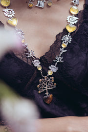 Collar Árbol de la Vida en Ámbar, joya de plata .925 – Gabriela Sánchez (vista 6)