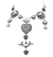 Collar Fervor Mexicano, joya de plata .925, con perla – Gabriela Sánchez (vista 2)
