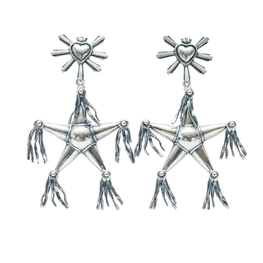 Aretes Fiesta de Tradiciones, joya de plata .925 – Gabriela Sánchez