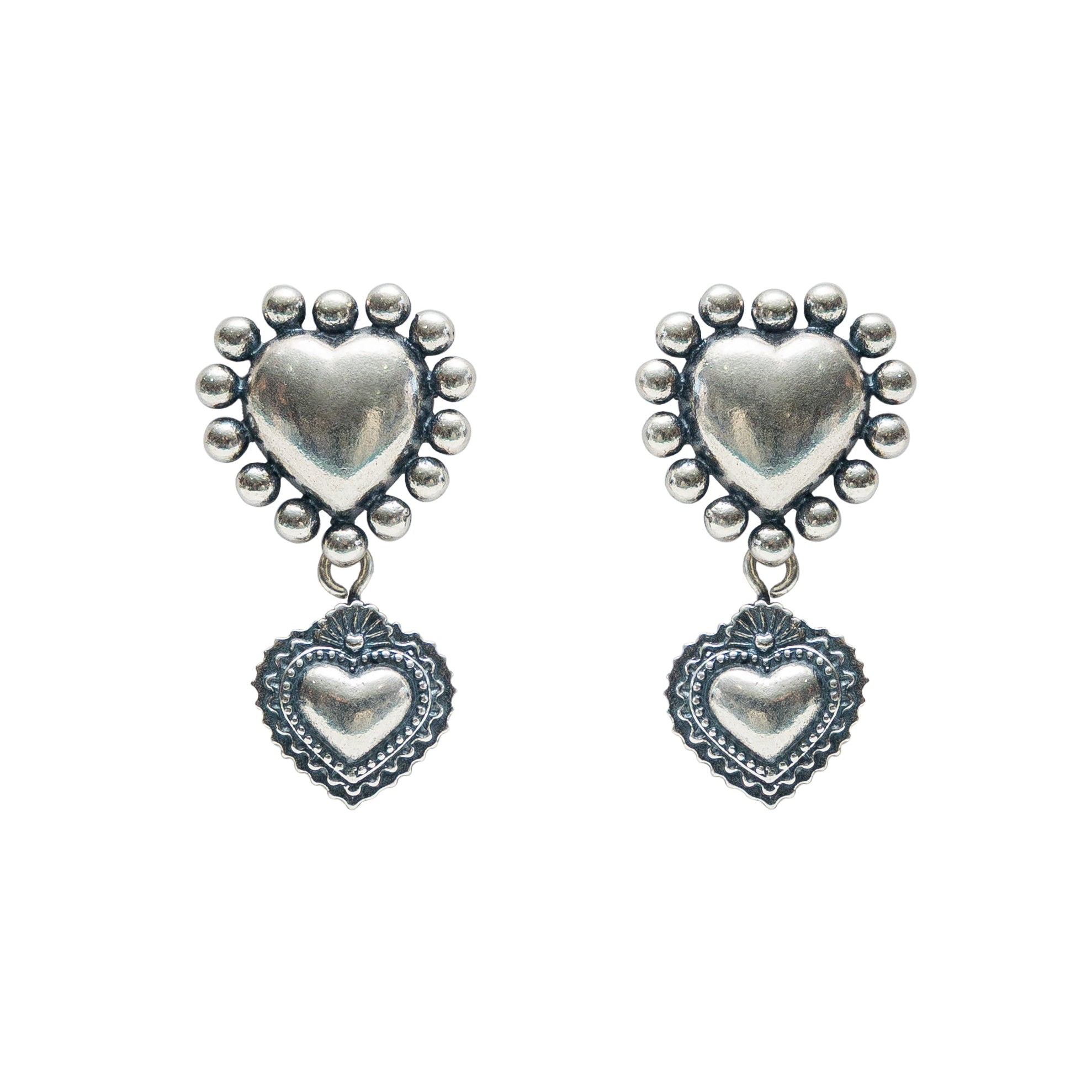 Aretes Llena de Amor, joya de plata .925 – Gabriela Sánchez