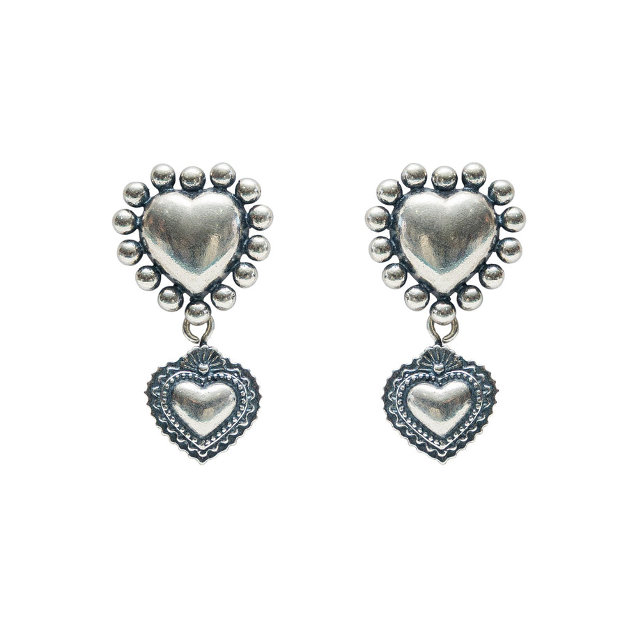 Aretes Llena de Amor, joya de plata .925 – Gabriela Sánchez