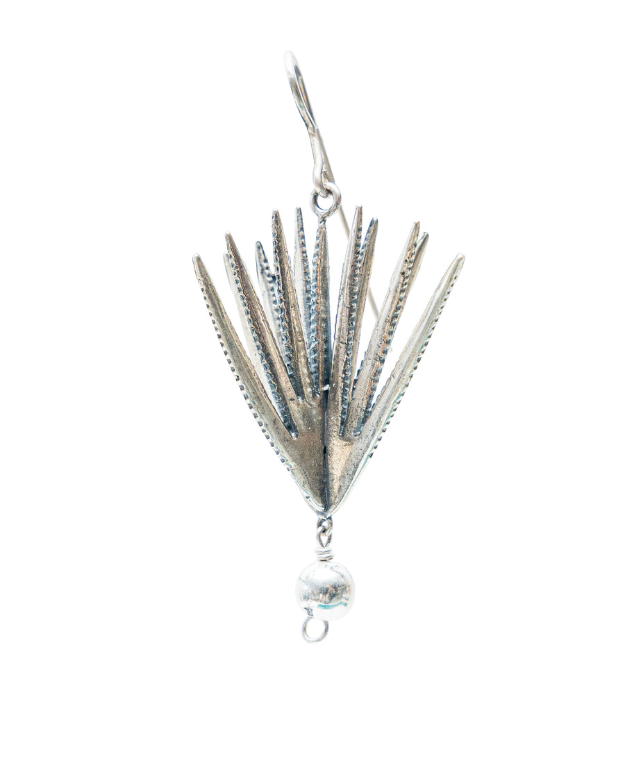 Aretes Agave Plata, joya de plata .925 – Gabriela Sánchez (vista 3)