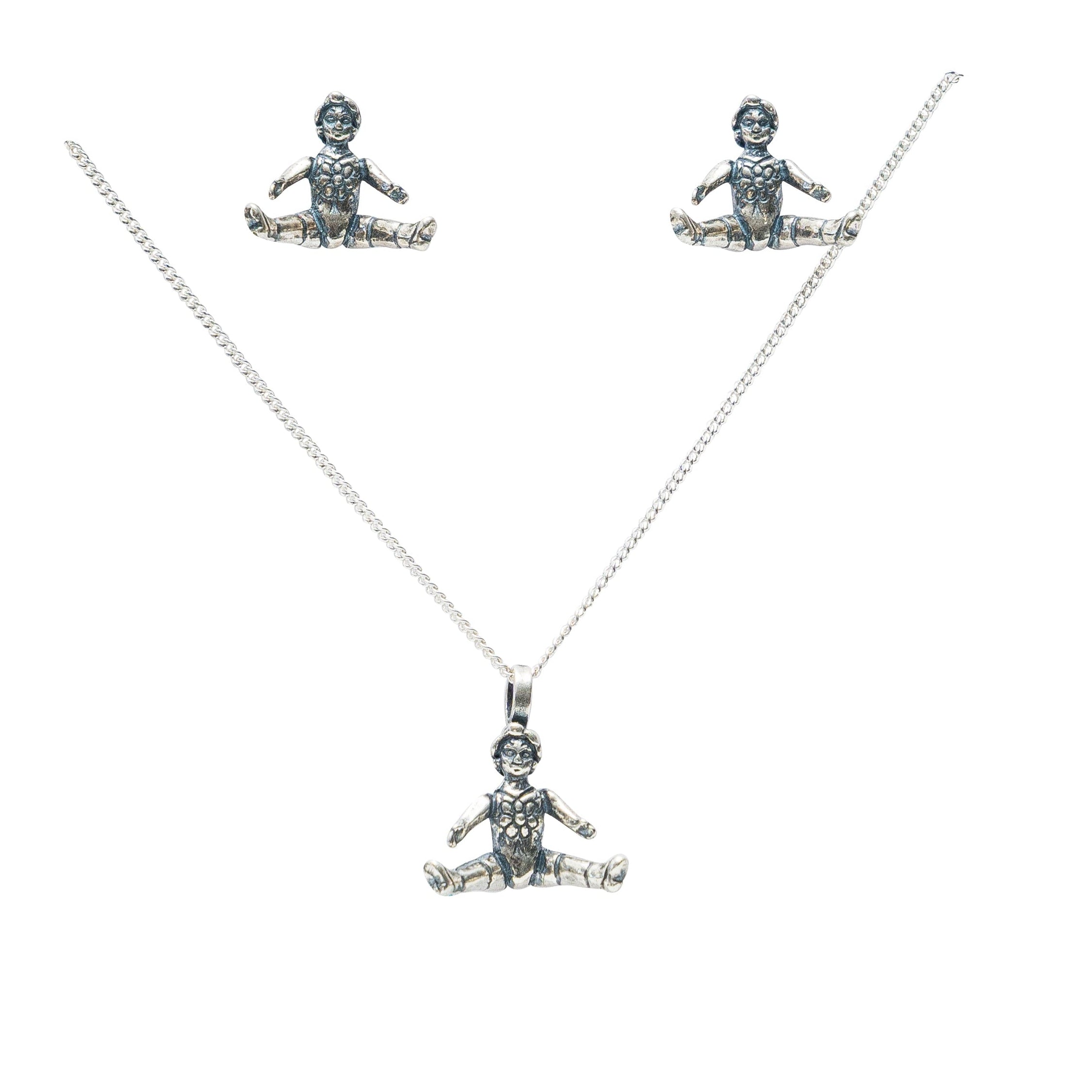 Set Muñeca de Cartón, joya de plata .925 – Gabriela Sánchez