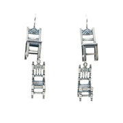 Aretes Siéntate Corazón, joya de plata .925 – Gabriela Sánchez