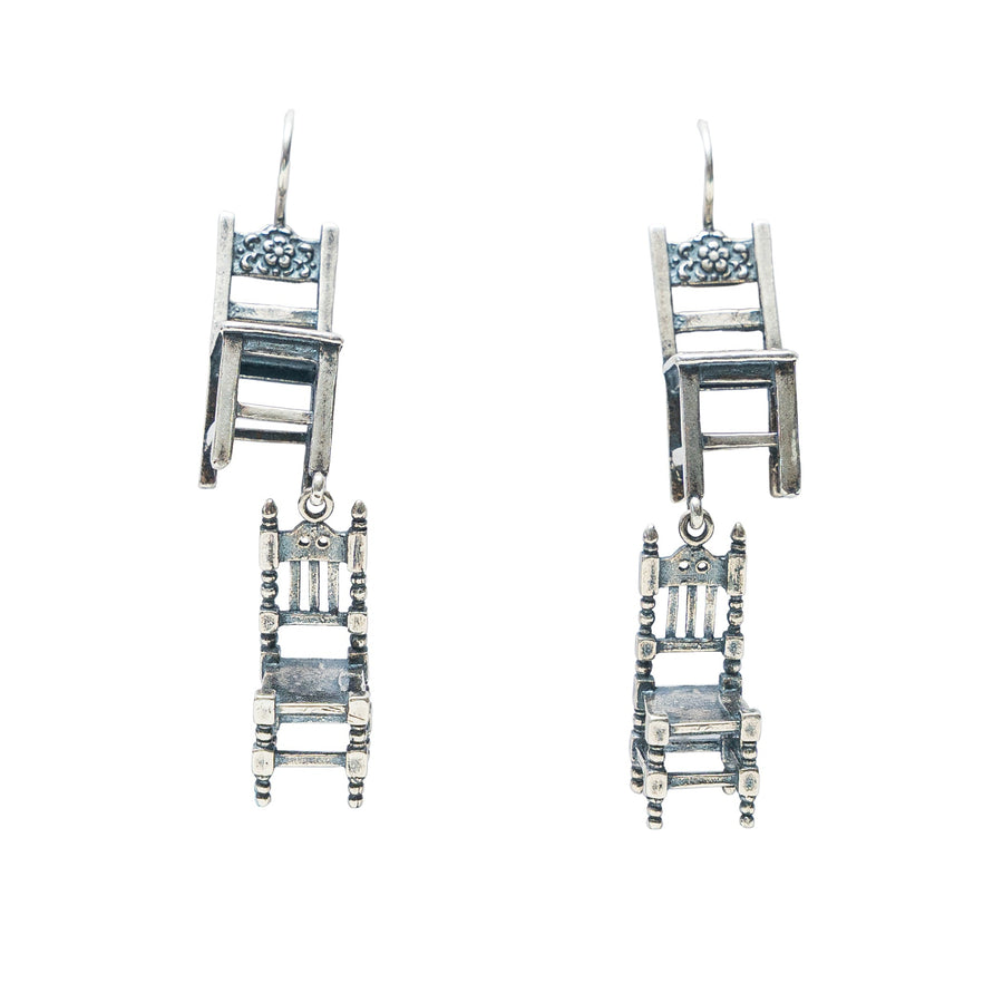 Aretes Siéntate Corazón, joya de plata .925 – Gabriela Sánchez