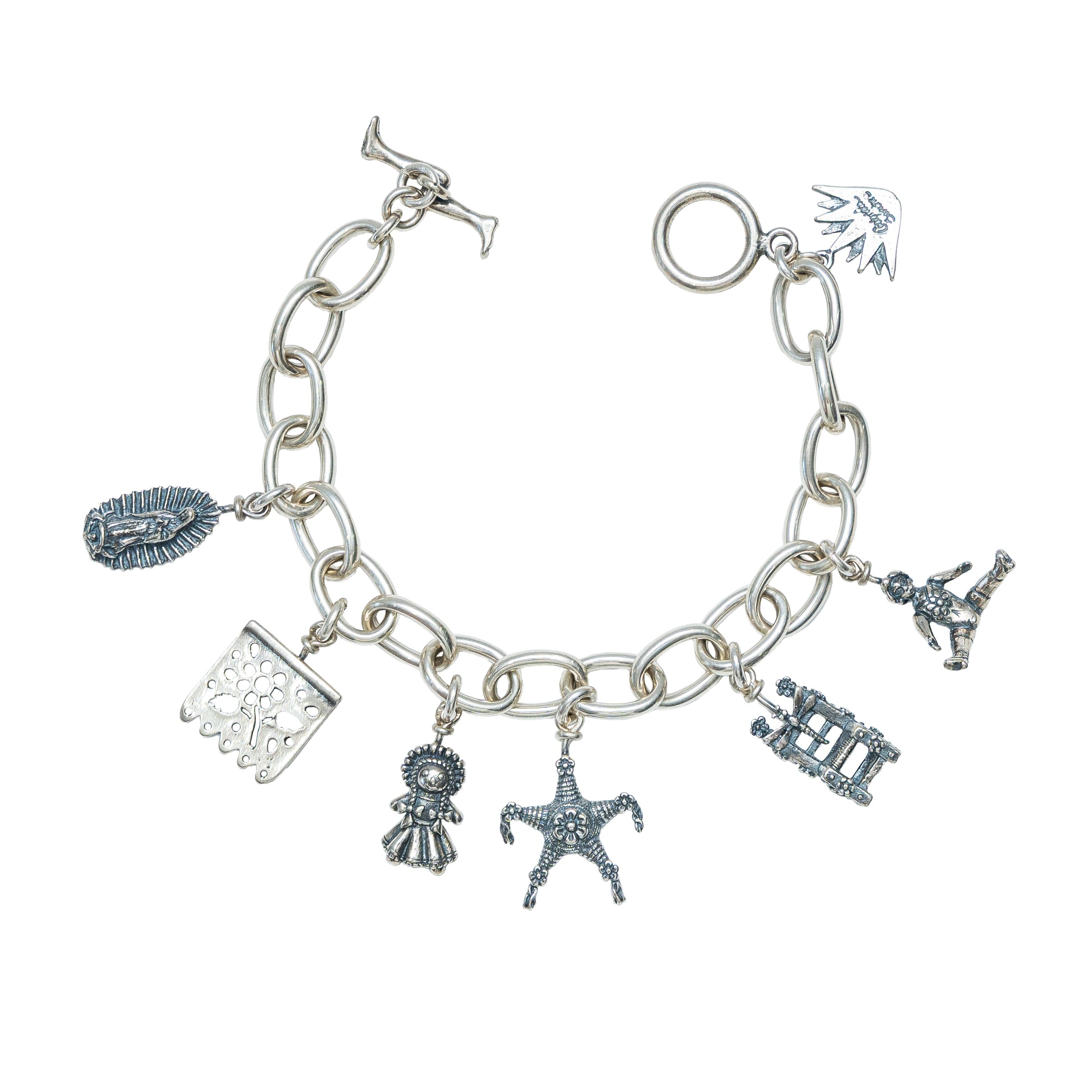 Pulsera Recuerdos de la Niñez, joya de plata .925 – Gabriela Sánchez (vista 2)