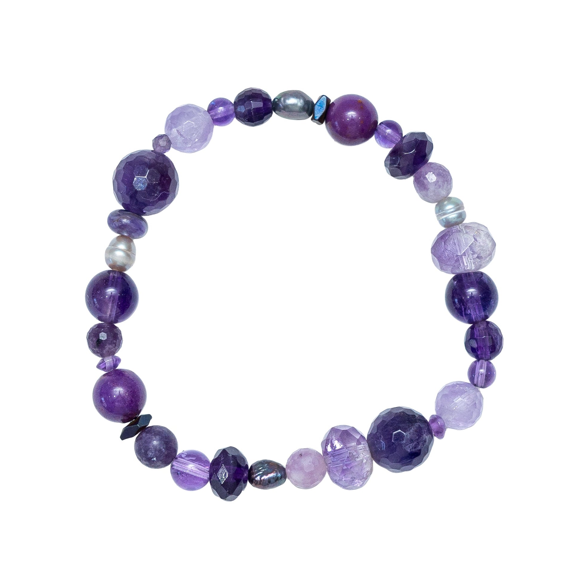 Pulsera Amatista, joya de plata .925 – Gabriela Sánchez