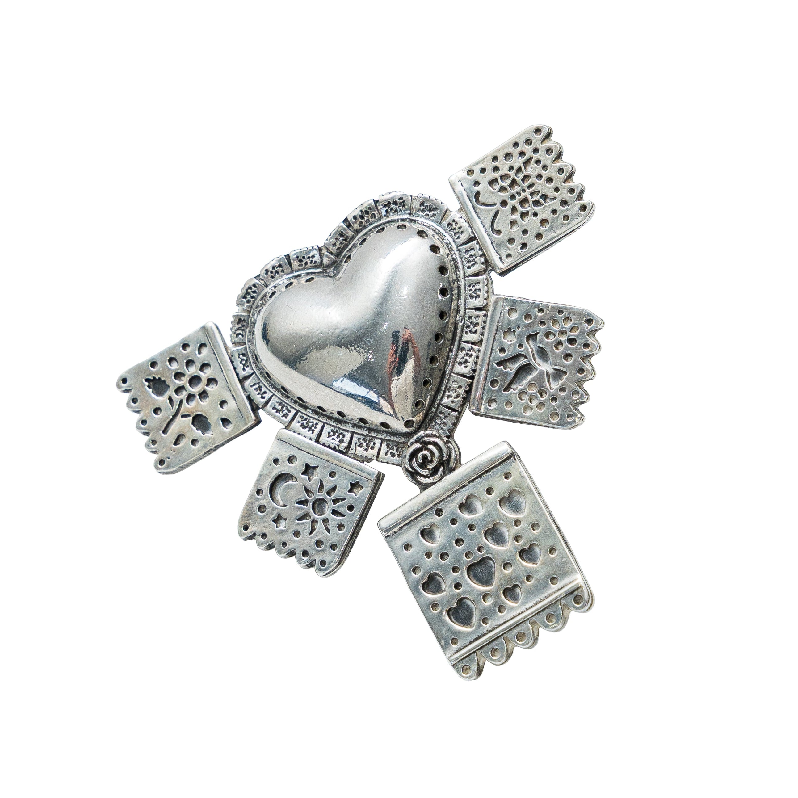 Anillo Fiesta del Corazón, joya de plata .925 – Gabriela Sánchez