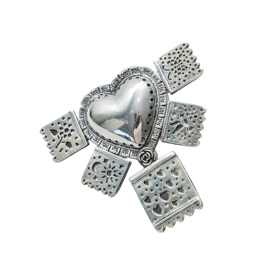 Anillo Fiesta del Corazón, joya de plata .925 – Gabriela Sánchez