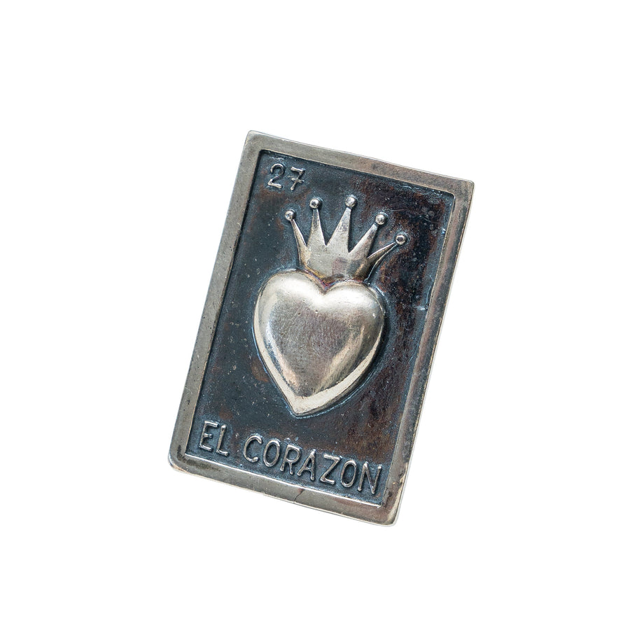 Anillo Carta Corazón, joya de plata .925 – Gabriela Sánchez