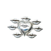 Broche Muchos Besitos, joya de plata .925 – Gabriela Sánchez