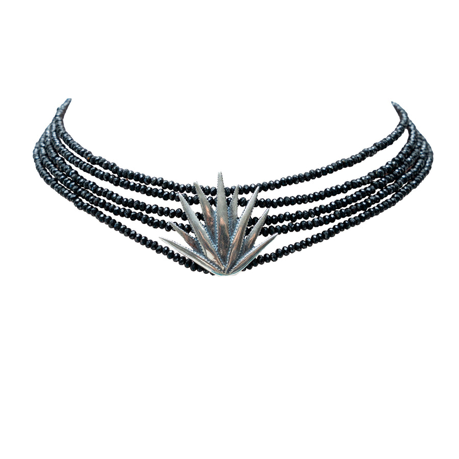 Choker Agave Spinel, joya de plata .925 – Gabriela Sánchez