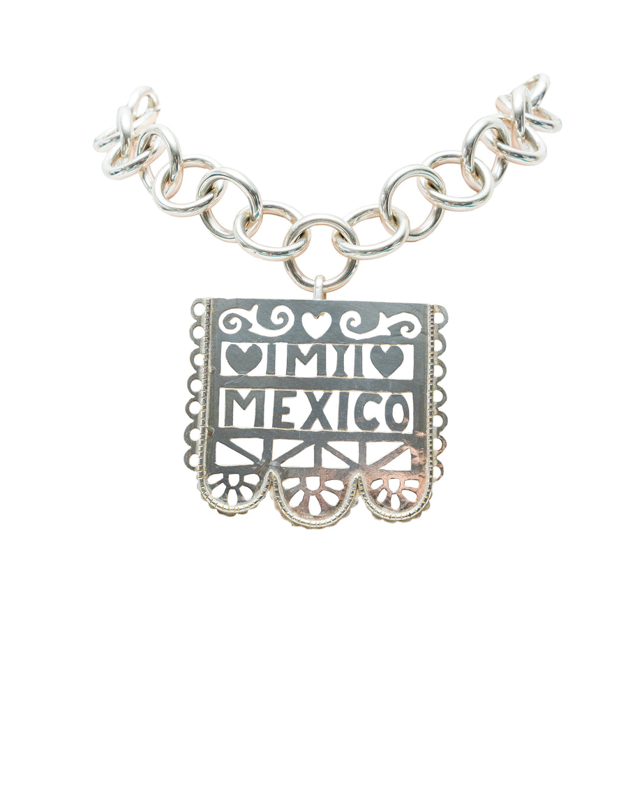 Collar Mi México Lindo, joya de plata .925 – Gabriela Sánchez (vista 2)