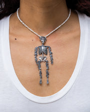 Collar Baila Catrina Perla, joya de plata .925 – Gabriela Sánchez (vista 2)