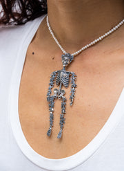 Collar Baila Catrina Perla, joya de plata .925 – Gabriela Sánchez (vista 3)