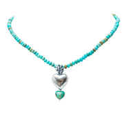 Collar Dulce Menta, joya de plata .925, con turquesa – Gabriela Sánchez