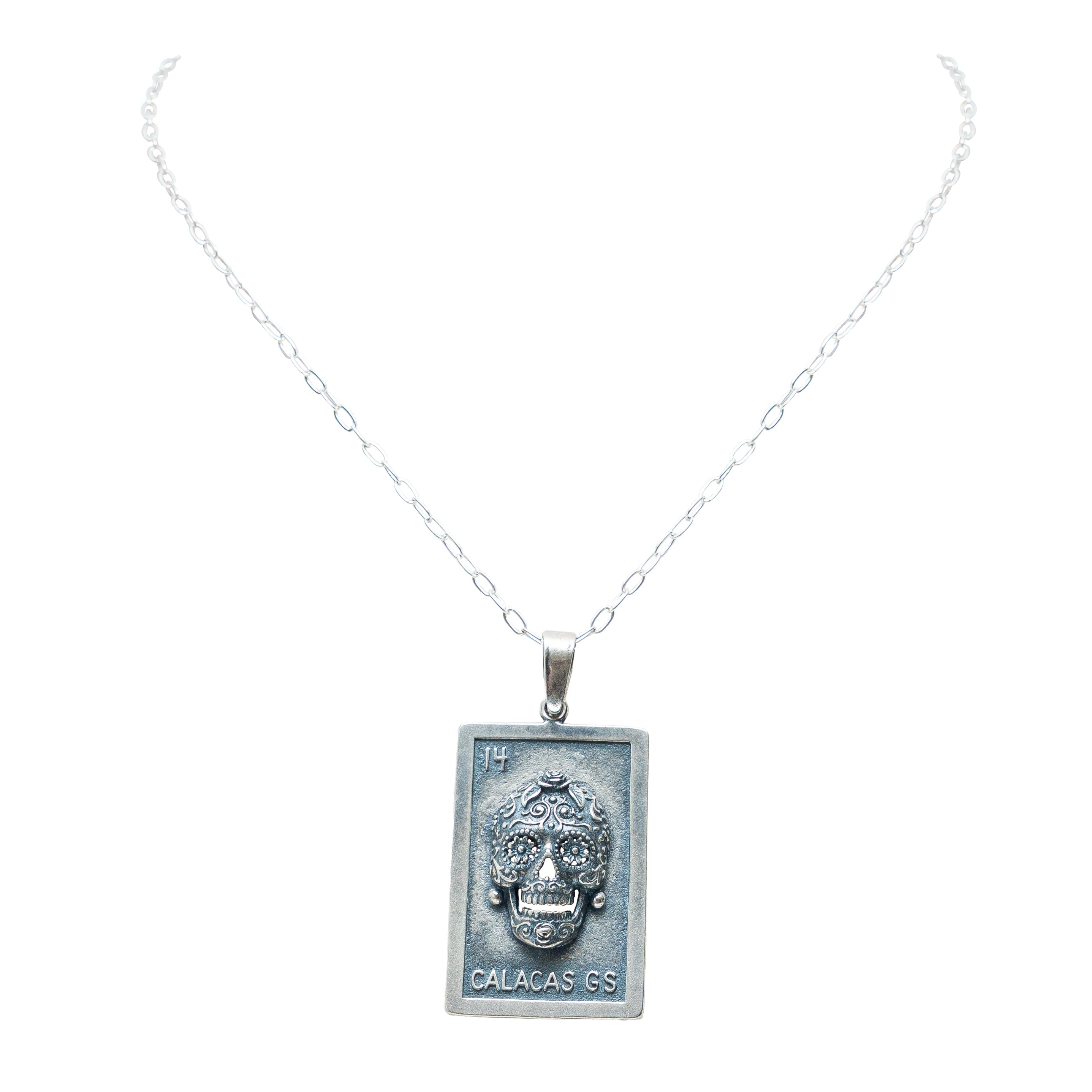 Dije Calacas GS, joya de plata .925 – Gabriela Sánchez