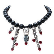 Collar Encuentro, joya de plata .925, con ónix y cristal Swarovski – Gabriela Sánchez (vista 2)