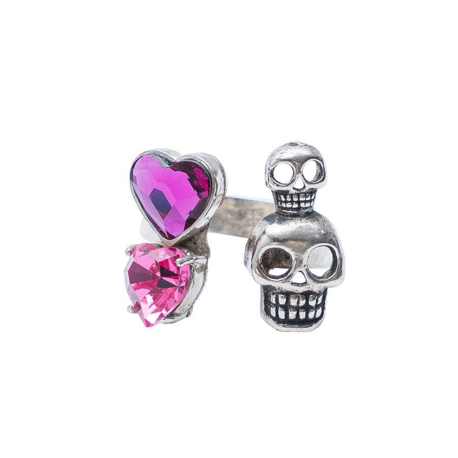 Anillo Amores Profundos, joya de plata .925, con cristal Swarovski – Gabriela Sánchez