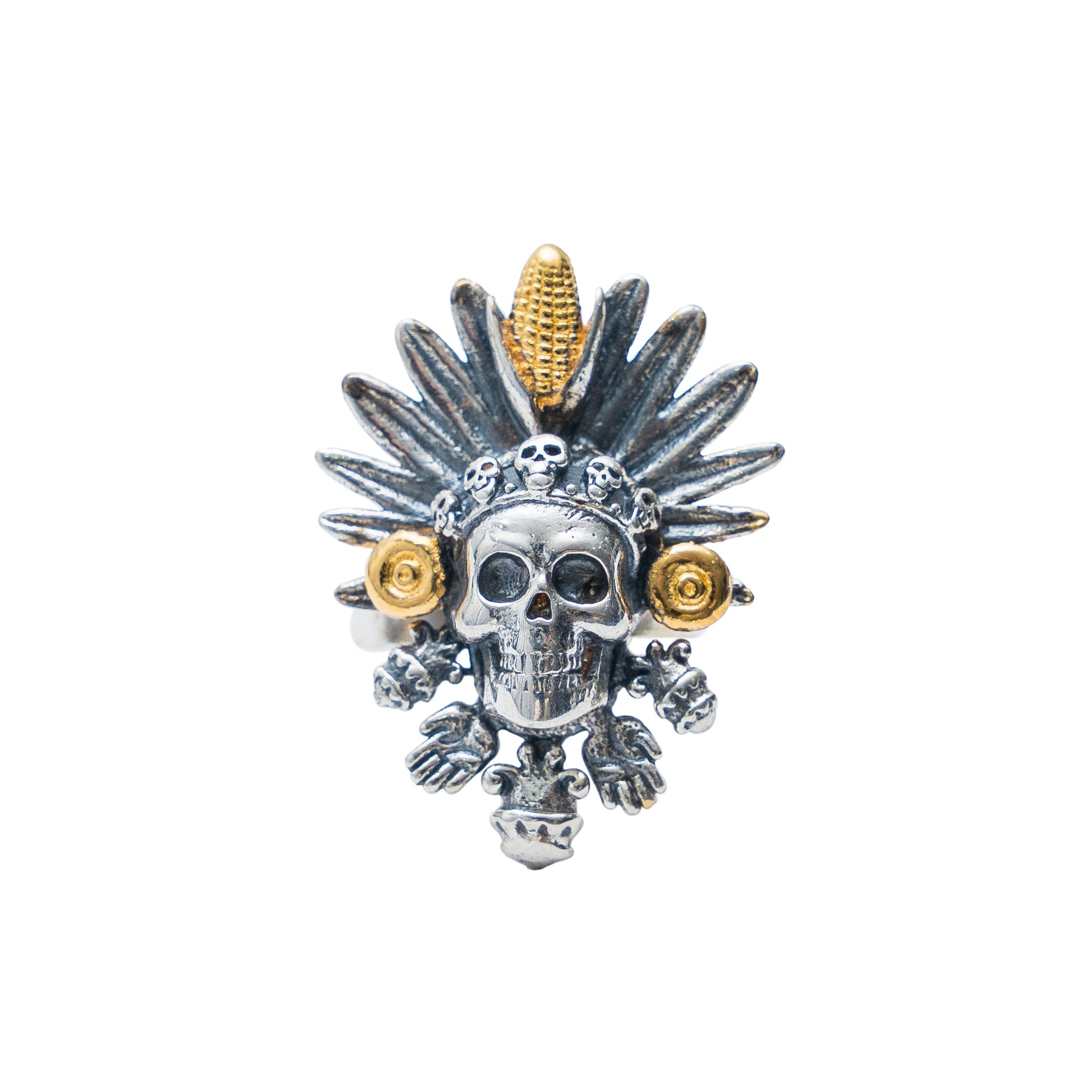 Anillo Tlaltecuhtli, joya de plata .925 – Gabriela Sánchez