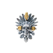 Anillo Tlaltecuhtli, joya de plata .925 – Gabriela Sánchez