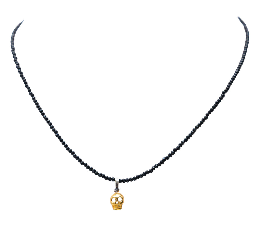 Collar Ecos de Oro, joya de plata .925, con espinela – Gabriela Sánchez