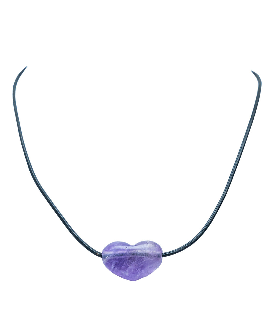 Collar Latido Violeta, joya de plata .925, con amatista – Gabriela Sánchez