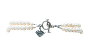 Gargantilla Luz de Agave, joya de plata .925, con perla – Gabriela Sánchez (vista 3)