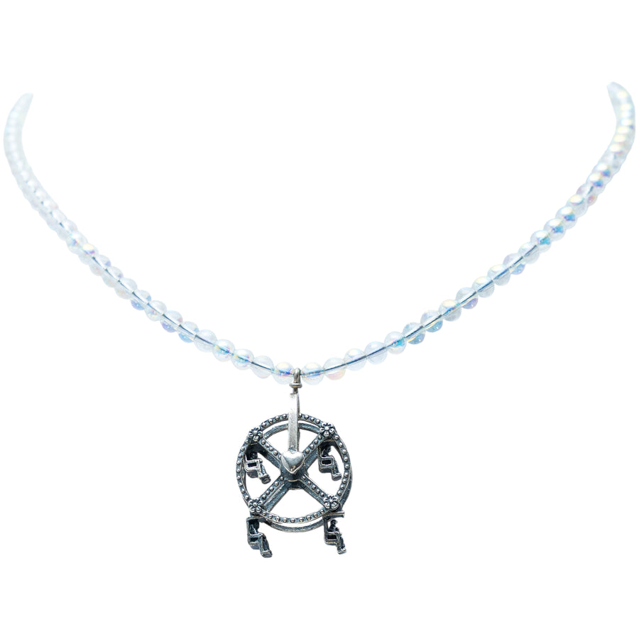 Collar Destino Brillante, joya de plata .925, con cuarzo – Gabriela Sánchez
