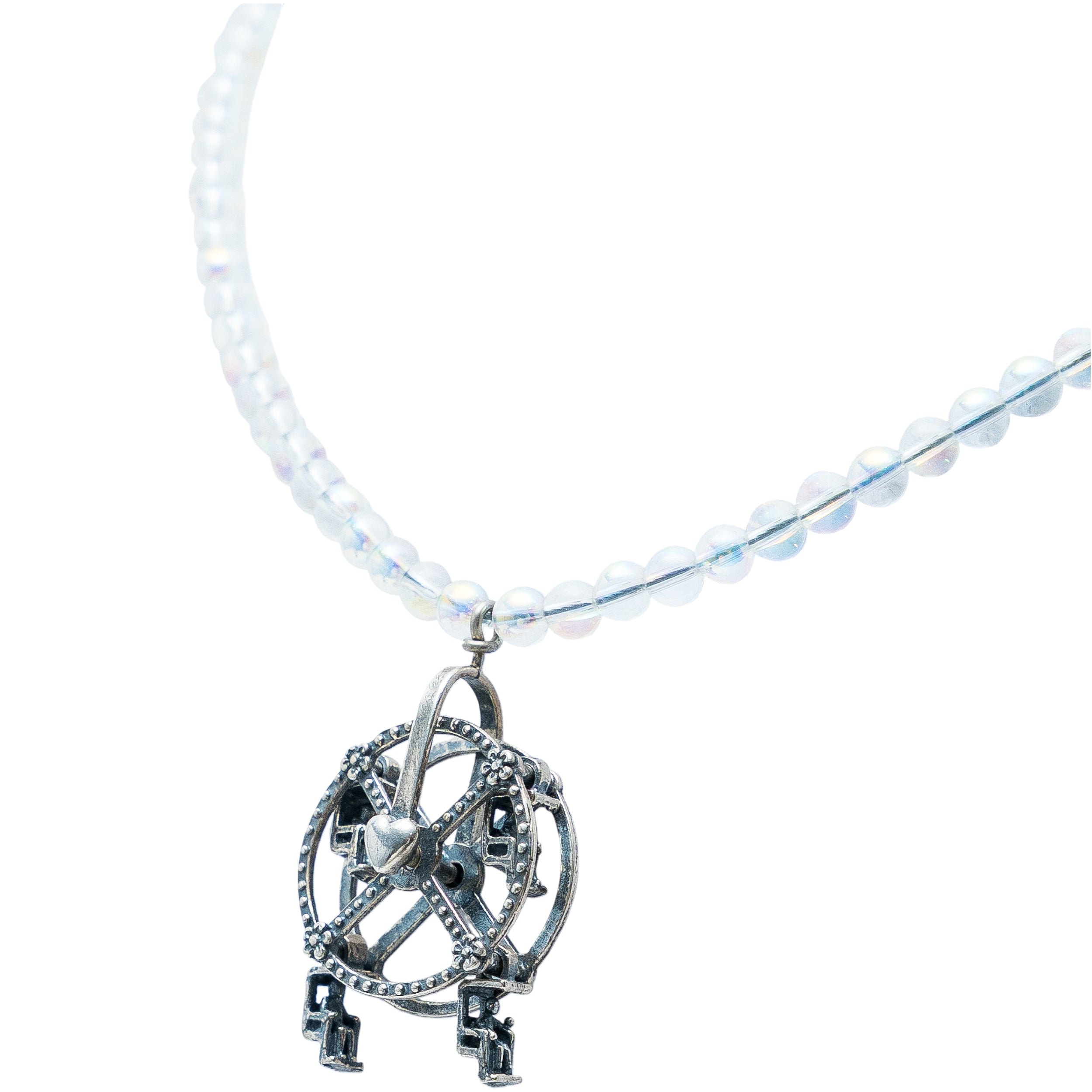 Collar Destino Brillante, joya de plata .925, con cuarzo – Gabriela Sánchez (vista 2)