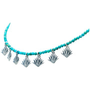 Gargantilla Altos de Jalisco Turquesa, joya de plata .925 – Gabriela Sánchez