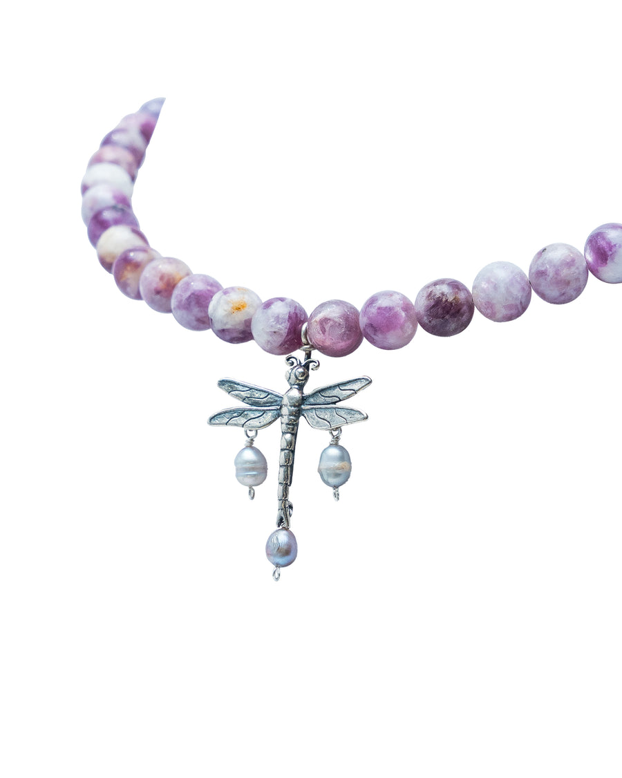 Collar Alas de rubí, joya de plata .925 – Gabriela Sánchez (vista 2)